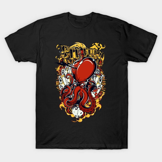 Octopus monster T-Shirt by MuftiArt